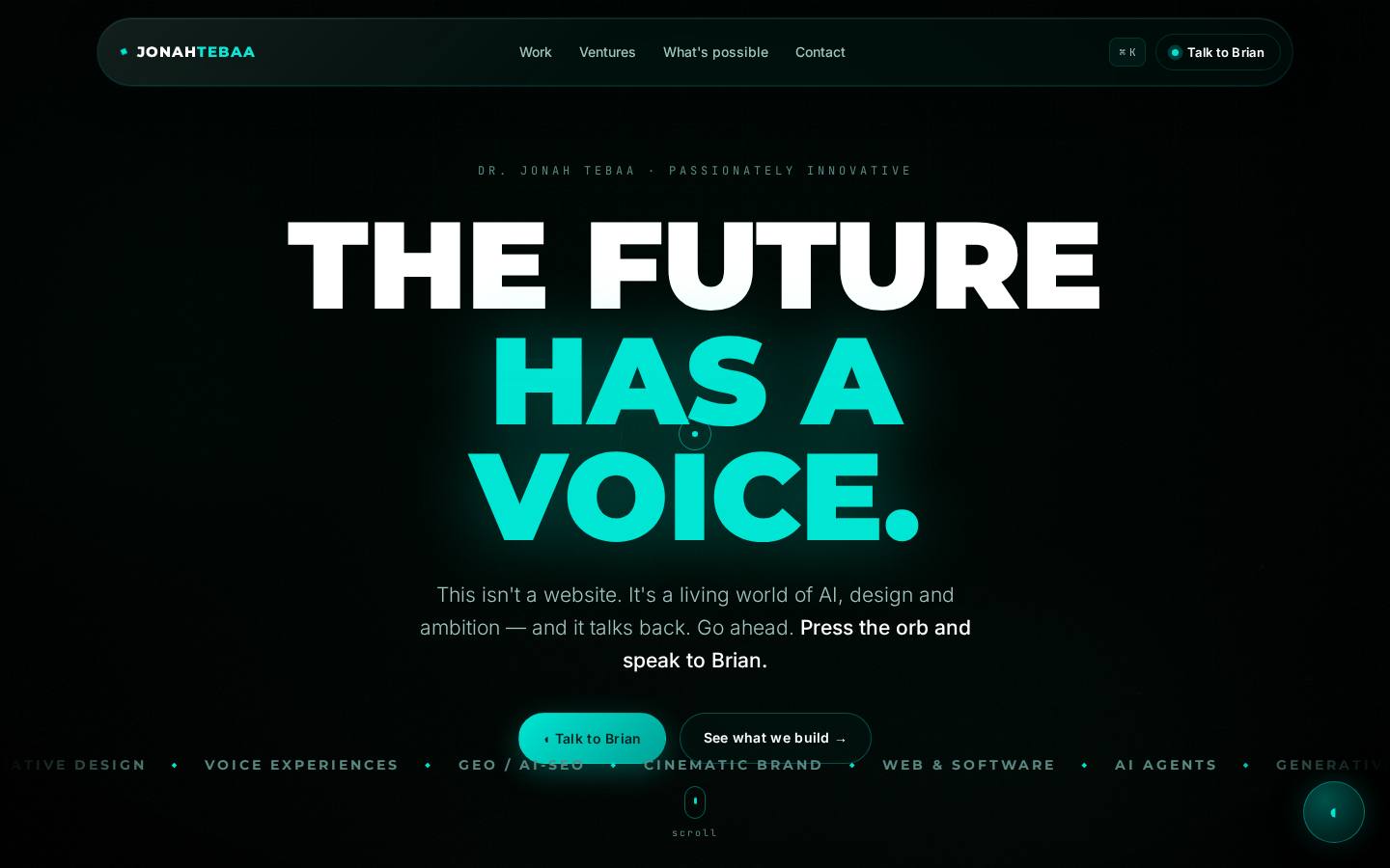 The Future Has a Voice